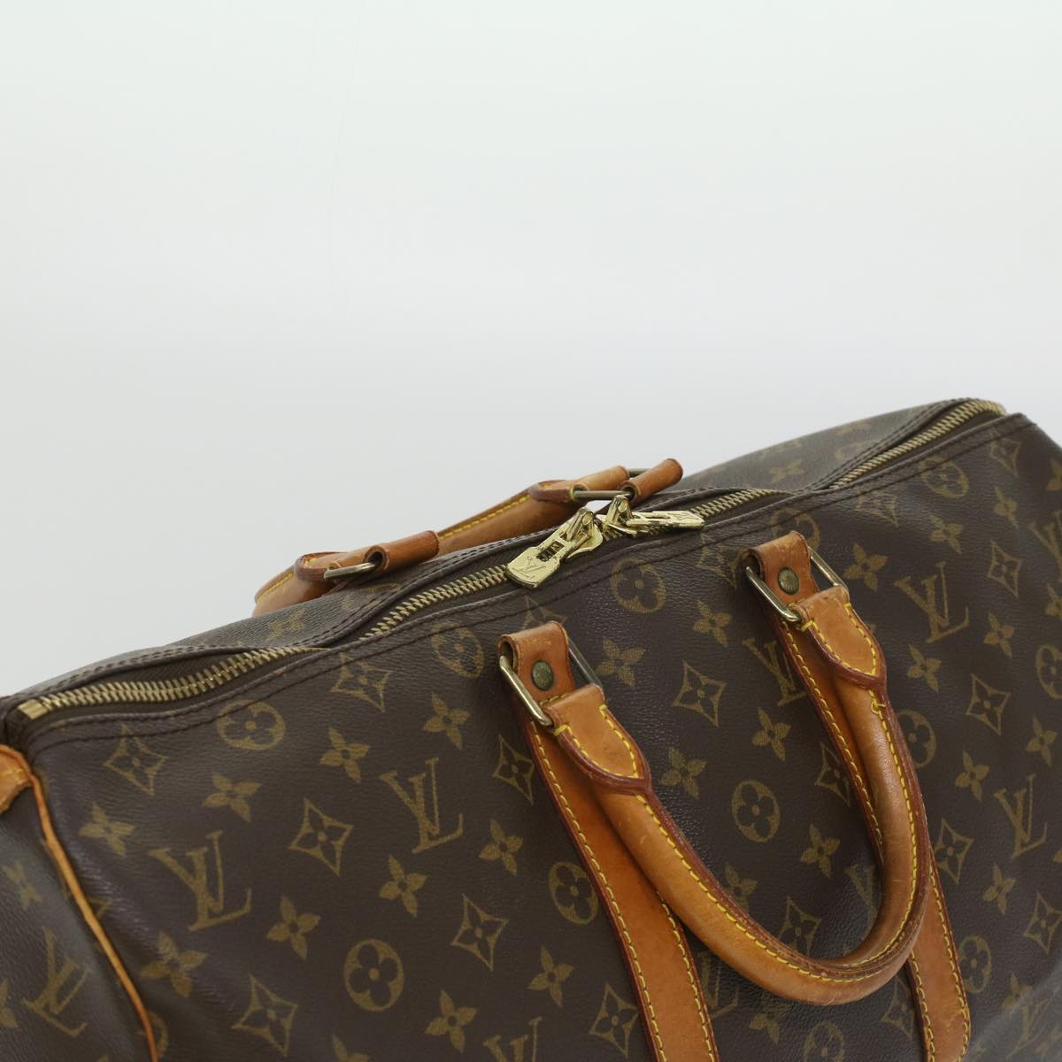 LOUIS VUITTON Monogram Keepall 45 Boston Bag M41428 LV 33584