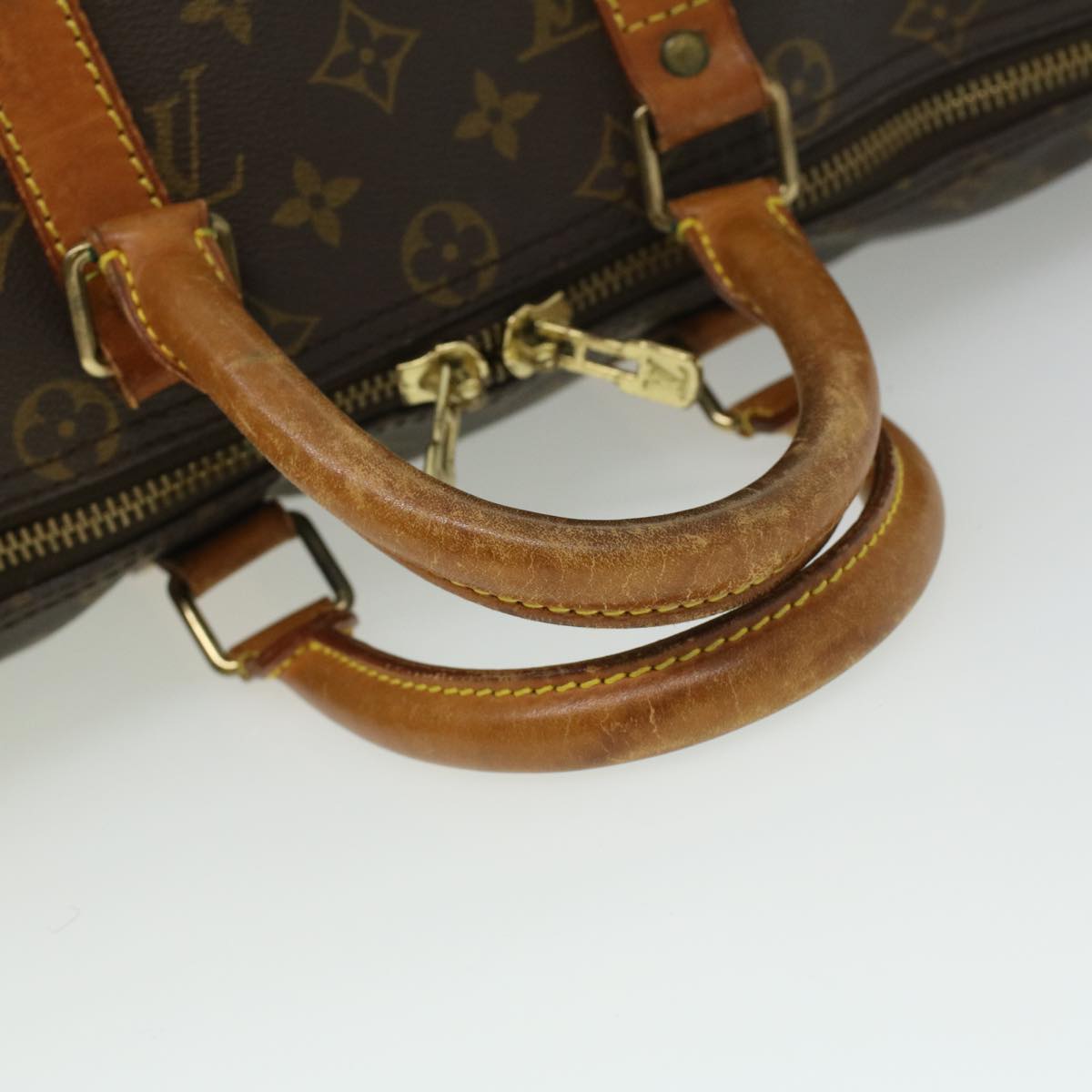 LOUIS VUITTON Monogram Keepall 45 Boston Bag M41428 LV 33584