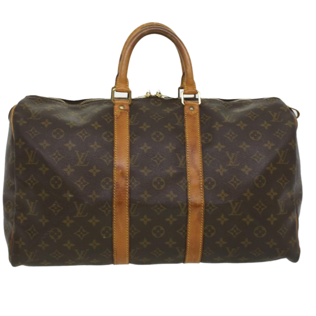LOUIS VUITTON Monogram Keepall 45 Boston Bag M41428 LV 33585