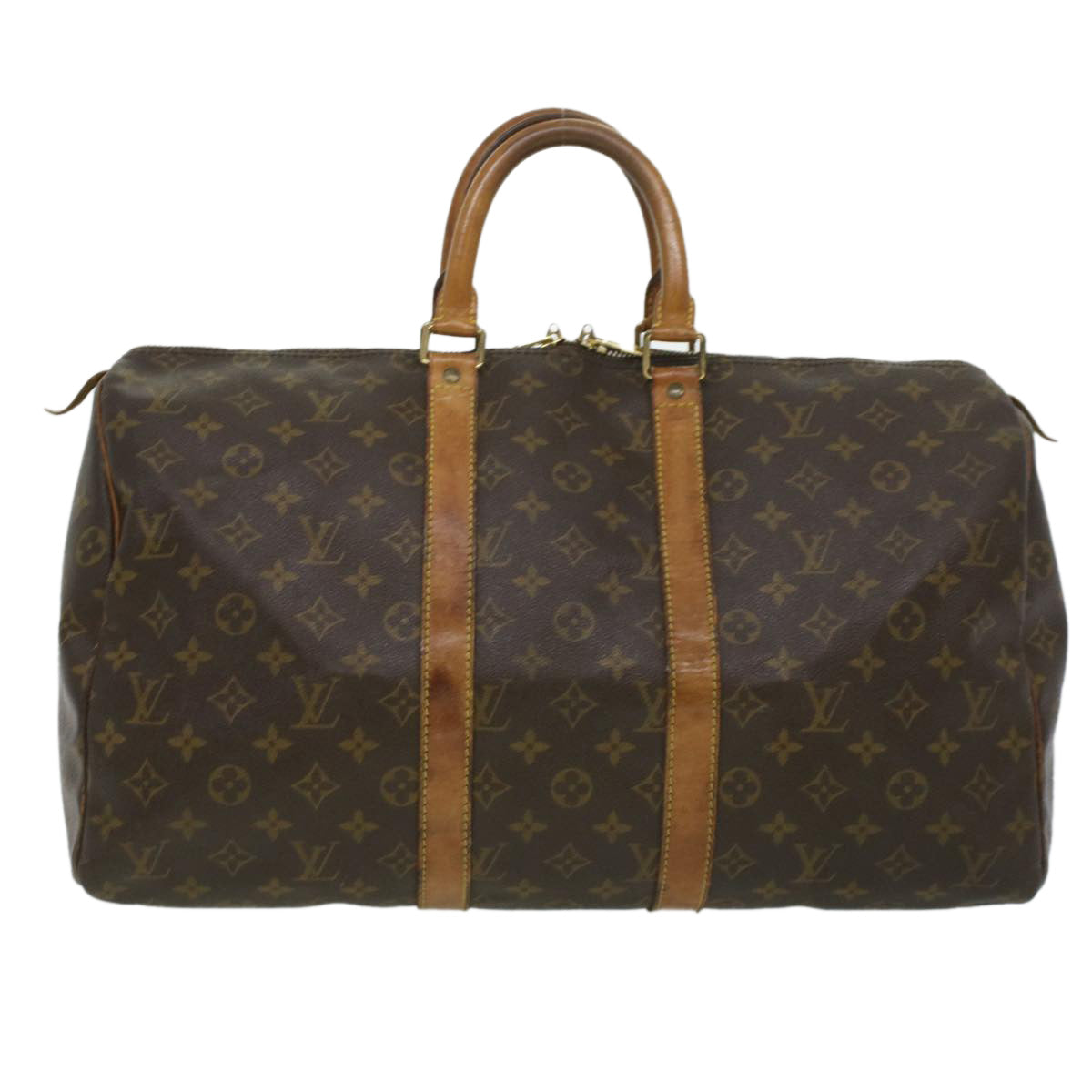 LOUIS VUITTON Monogram Keepall 45 Boston Bag M41428 LV 33586