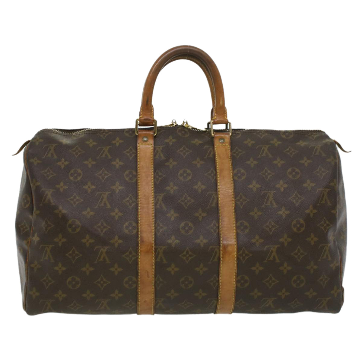 LOUIS VUITTON Monogram Keepall 45 Boston Bag M41428 LV 33586