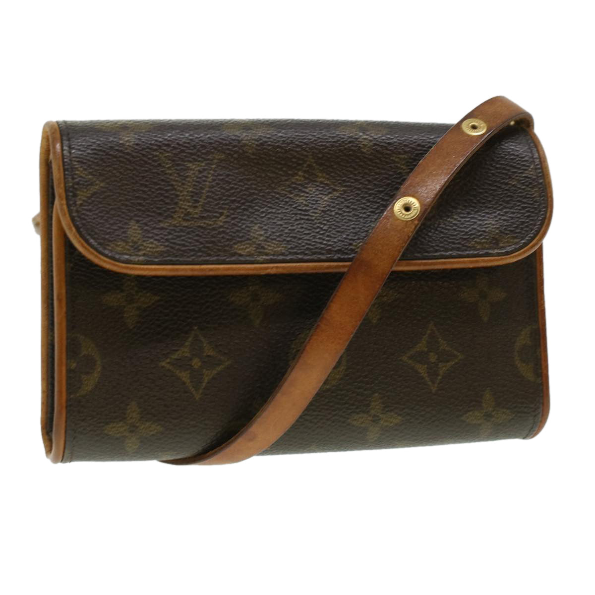 LOUIS VUITTON Monogram Pochette Florentine Waist Bag M51855 LV 33590