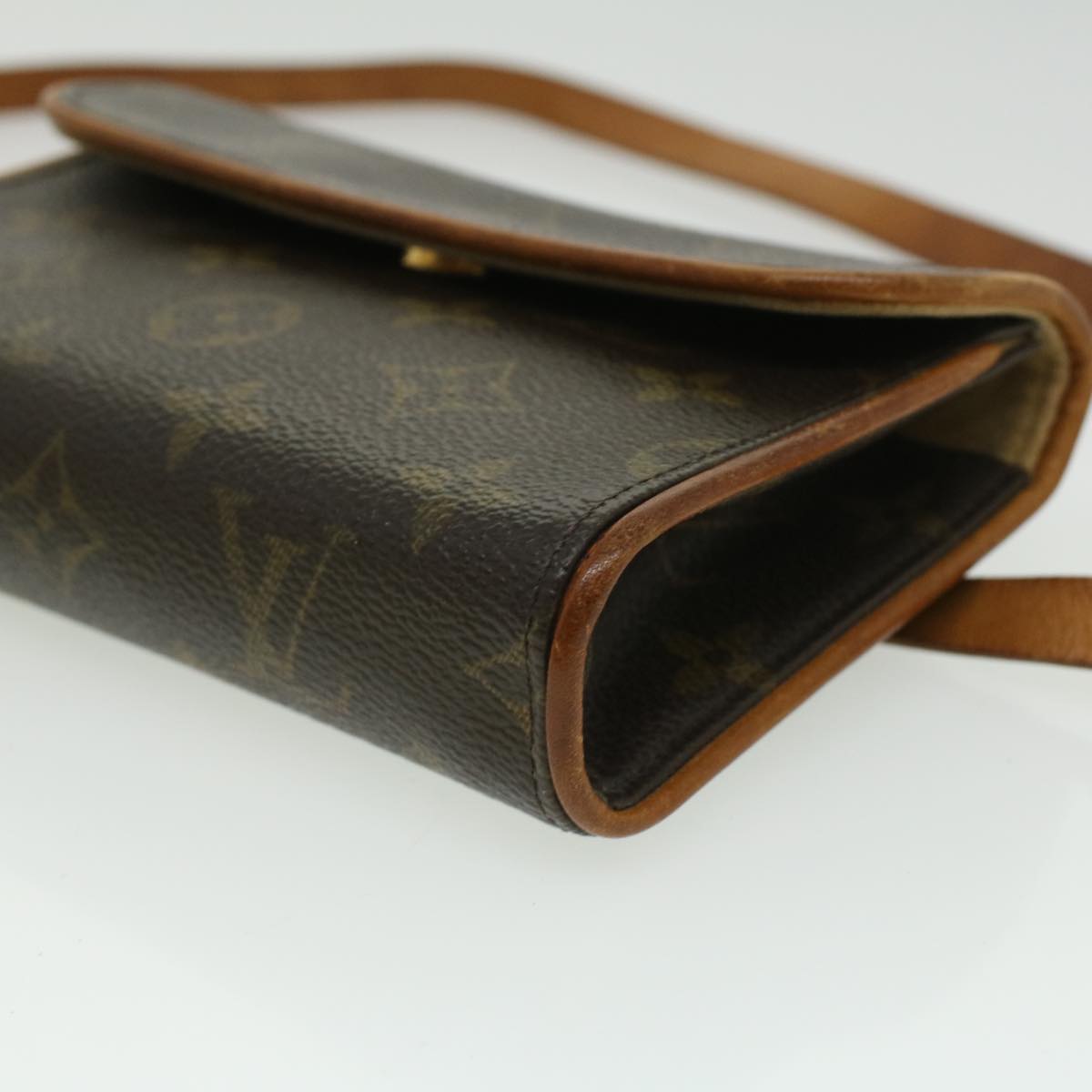LOUIS VUITTON Monogram Pochette Florentine Waist Bag M51855 LV 33590