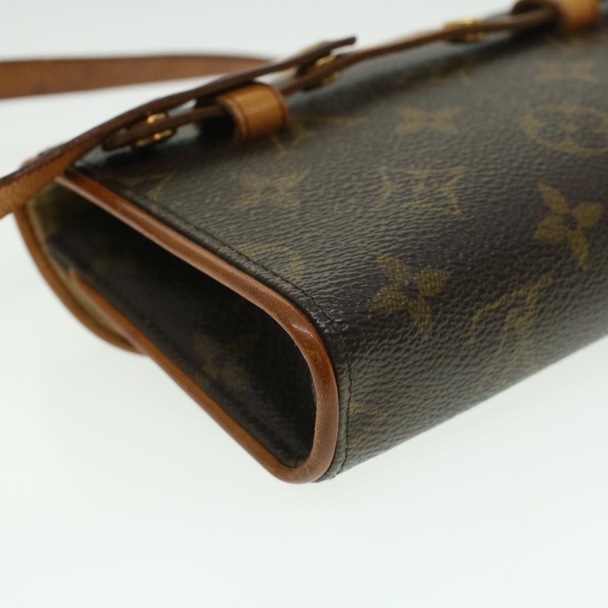 LOUIS VUITTON Monogram Pochette Florentine Waist Bag M51855 LV 33590