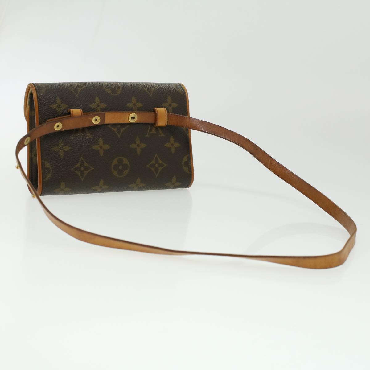 LOUIS VUITTON Monogram Pochette Florentine Waist Bag M51855 LV 33590