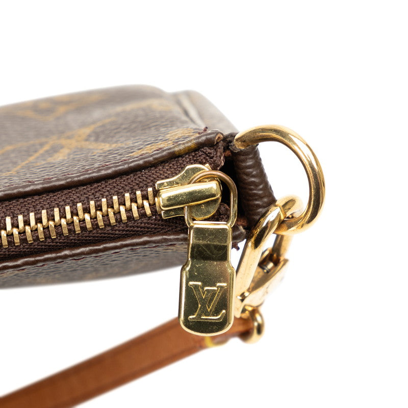 Louis Vuitton Monogram Pochette Accessories Handbag M51980 Brown PVC Leather  Louis Vuitton