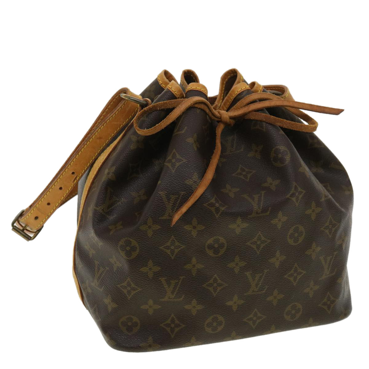 LOUIS VUITTON Monogram Petit Noe Shoulder Bag M42226 LV 33667