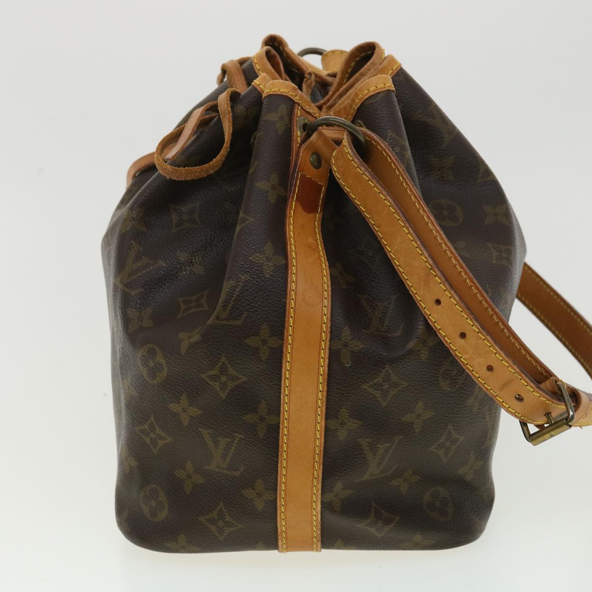LOUIS VUITTON Monogram Petit Noe Shoulder Bag M42226 LV 33667