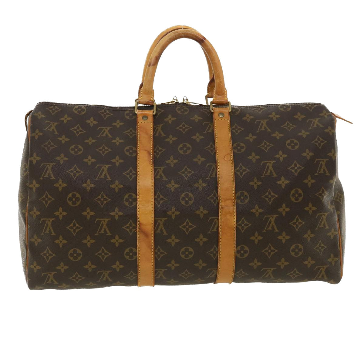 LOUIS VUITTON Monogram Keepall 45 Boston Bag M41428 LV 33679