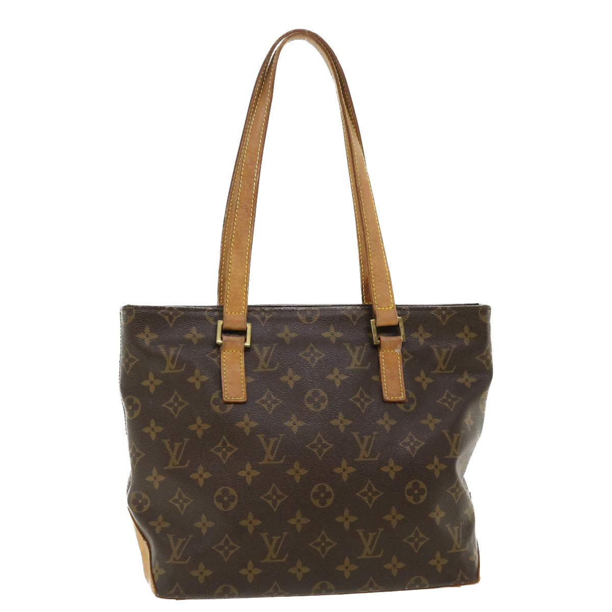 LOUIS VUITTON Monogram Cabas Piano Tote Bag M51148 LV 33691
