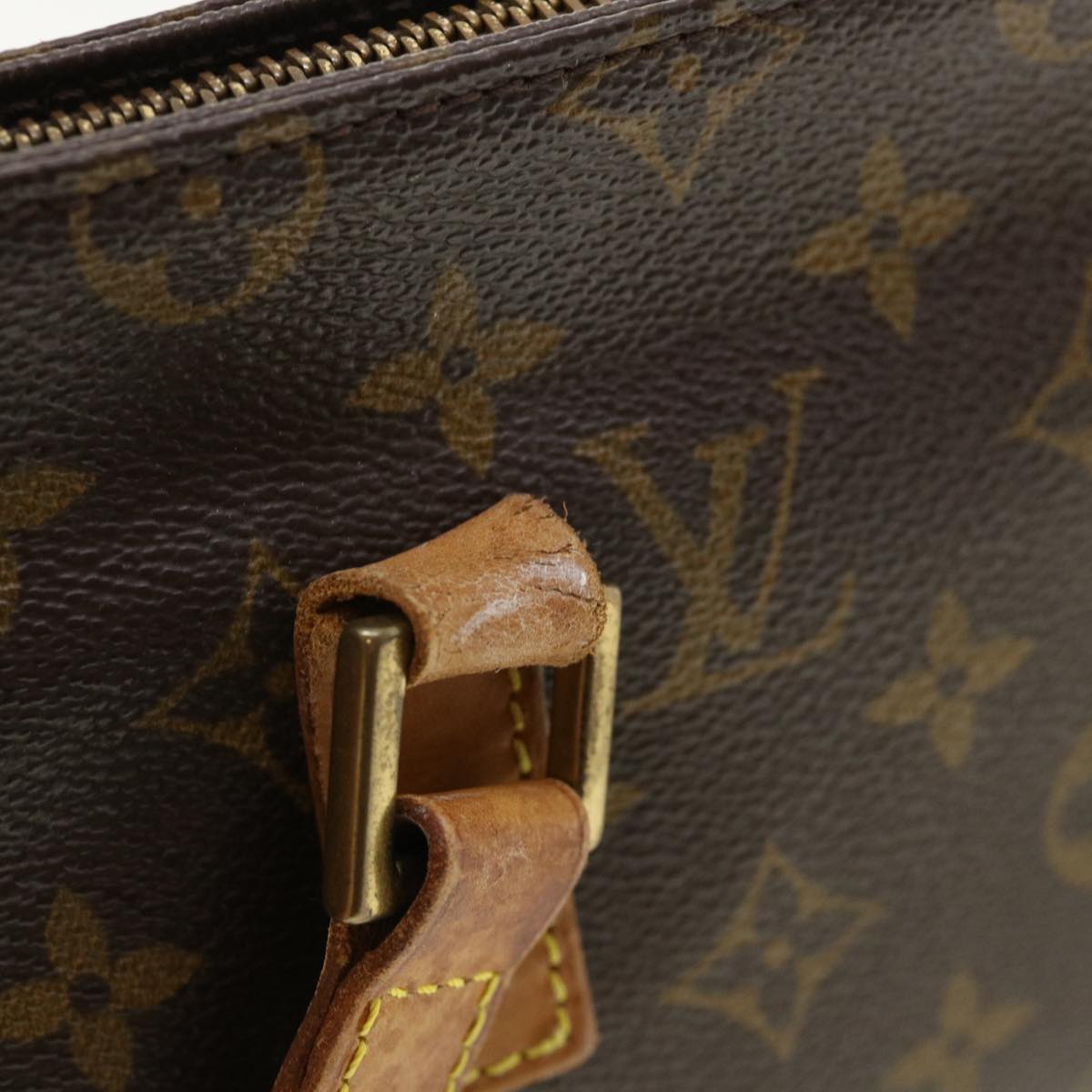 LOUIS VUITTON Monogram Cabas Piano Tote Bag M51148 LV 33691