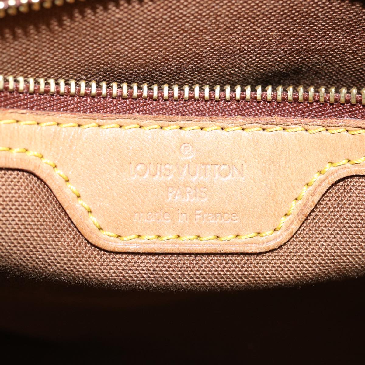 LOUIS VUITTON Monogram Cabas Piano Tote Bag M51148 LV 33691
