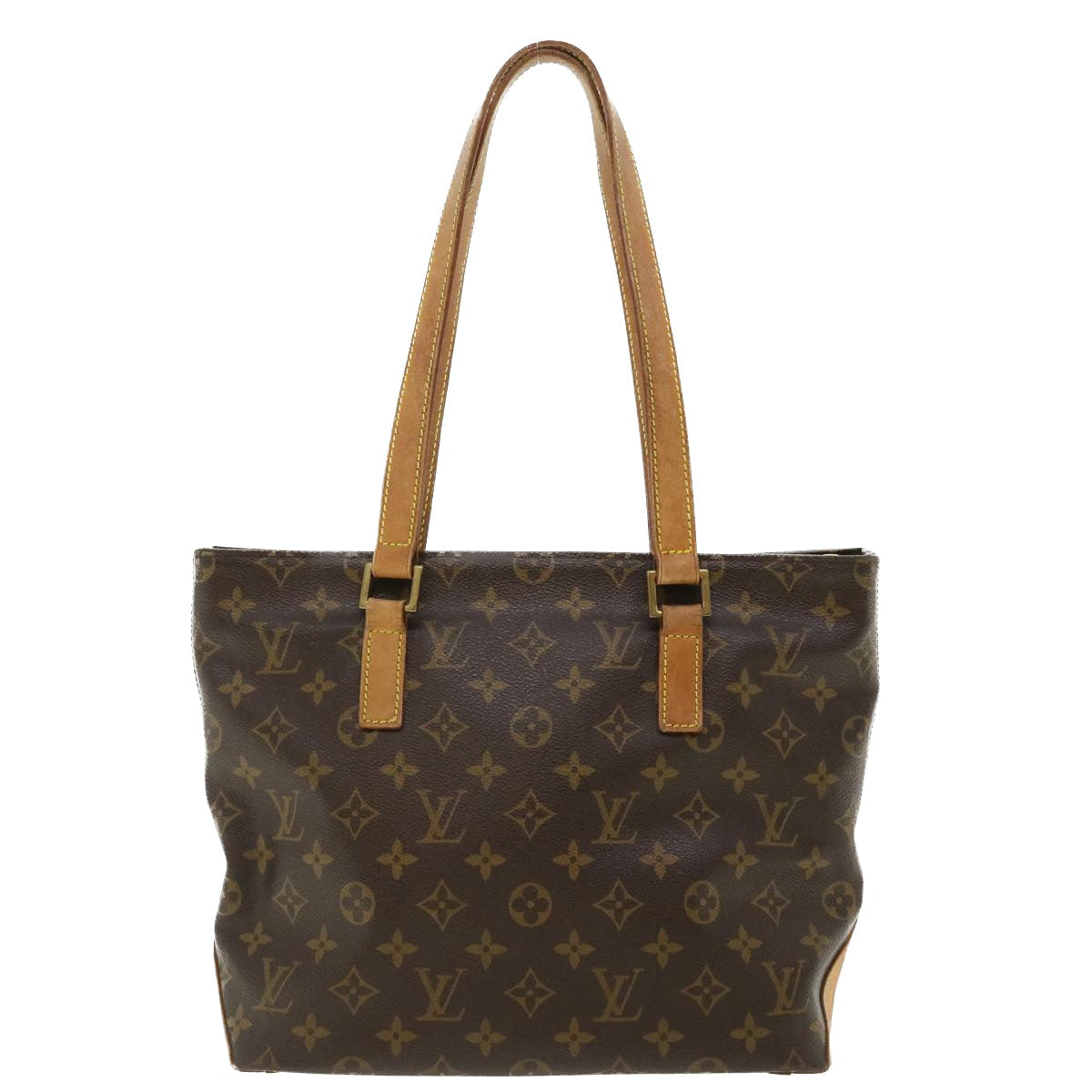 LOUIS VUITTON Monogram Cabas Piano Tote Bag M51148 LV 33691