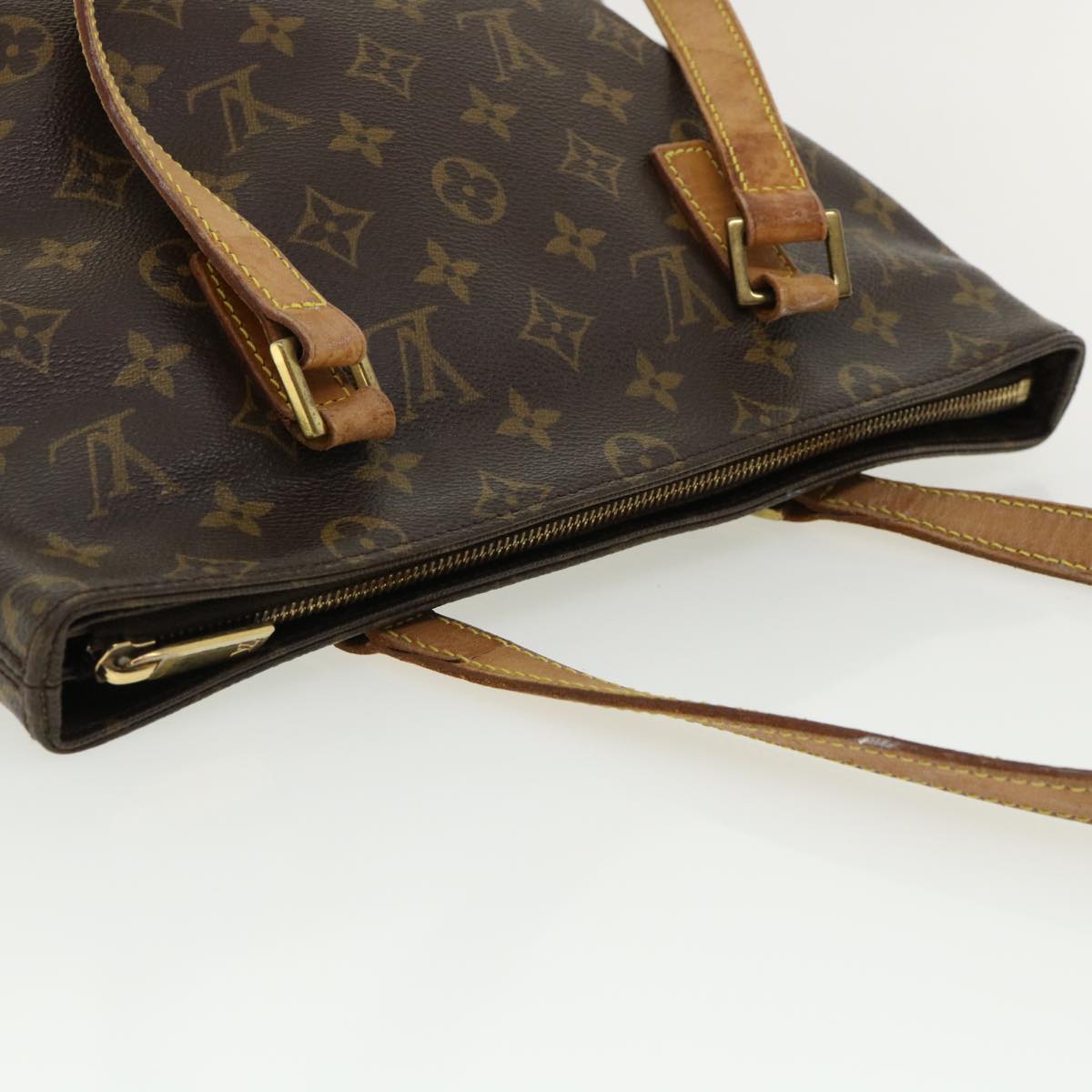 LOUIS VUITTON Monogram Cabas Piano Tote Bag M51148 LV 33691