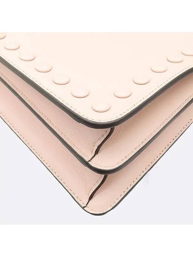 Luxury Fendi 8BN323 Pink color Peekaboo I SEE U IC gold handle tote bag