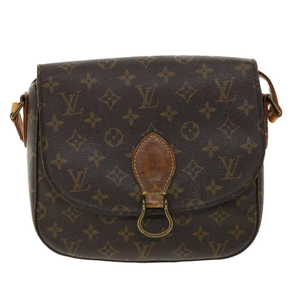 LOUIS VUITTON Monogram Saint Cloud GM Shoulder Bag M51242 LV 33745