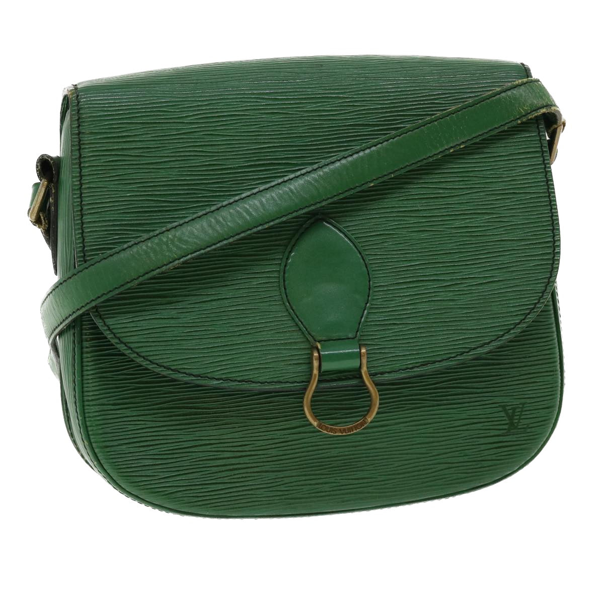 LOUIS VUITTON Epi Saint Cloud GM Shoulder Bag Green M52194 LV 33750