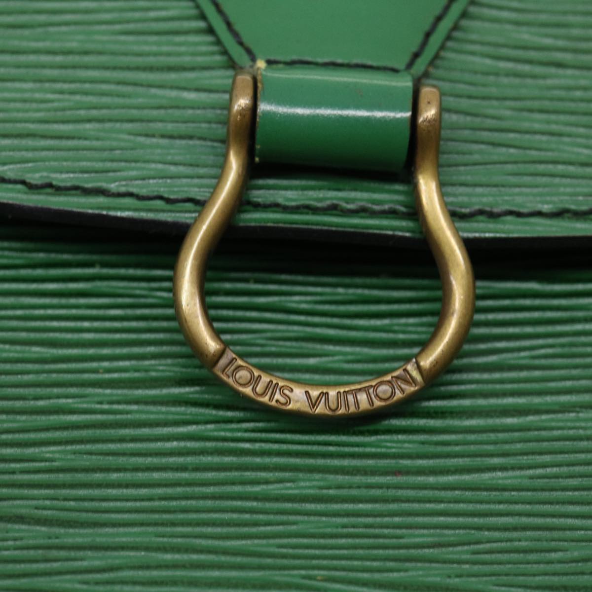 LOUIS VUITTON Epi Saint Cloud GM Shoulder Bag Green M52194 LV 33750