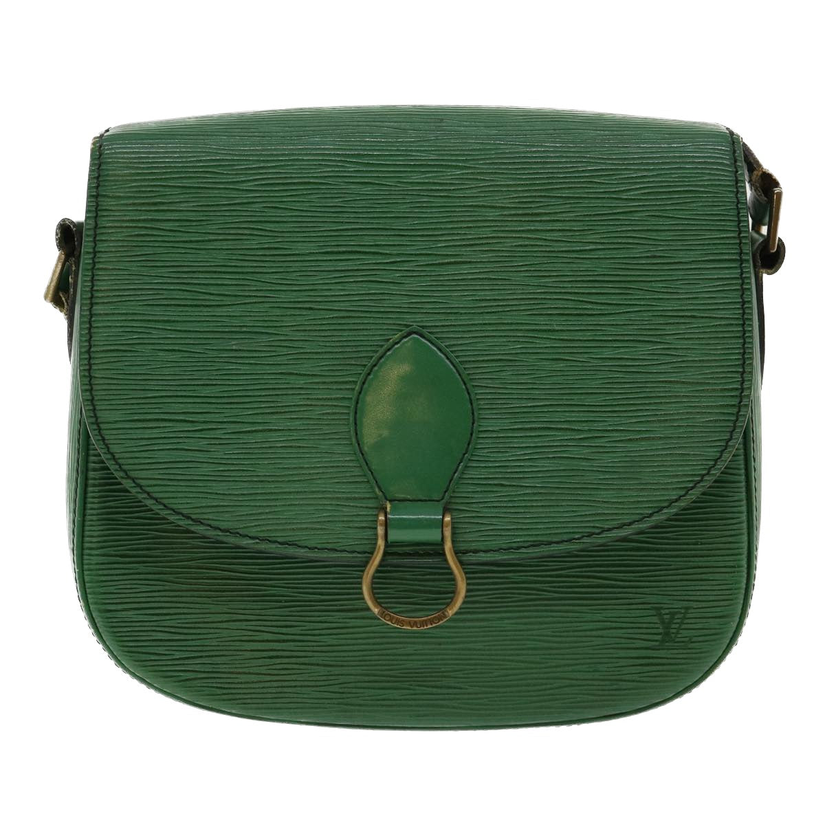 LOUIS VUITTON Epi Saint Cloud GM Shoulder Bag Green M52194 LV 33750