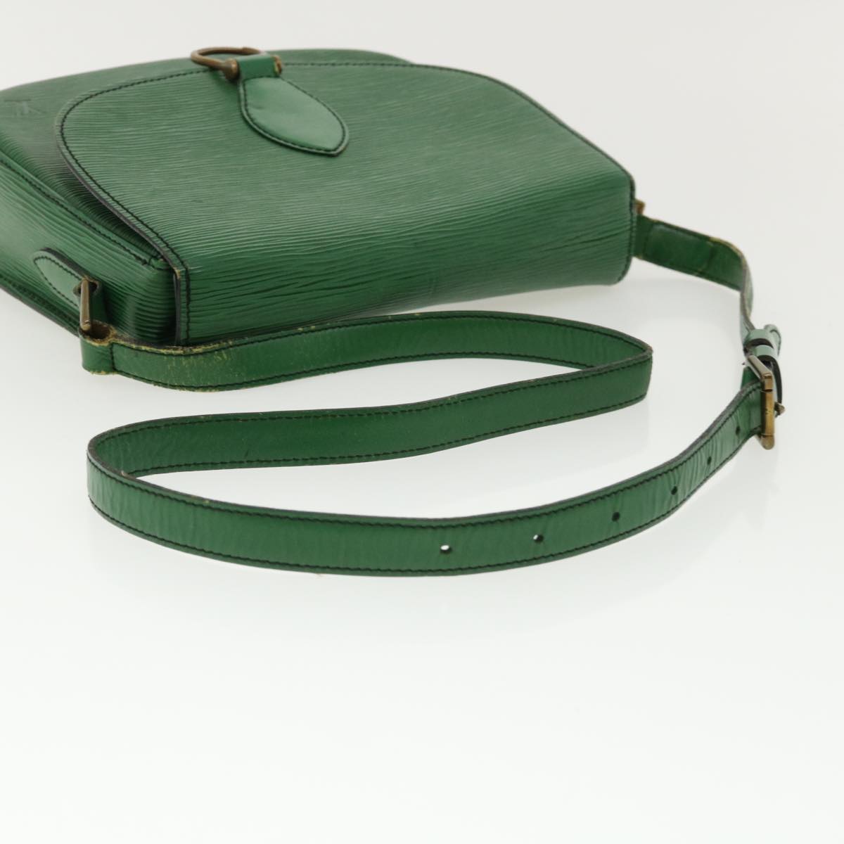 LOUIS VUITTON Epi Saint Cloud GM Shoulder Bag Green M52194 LV 33750