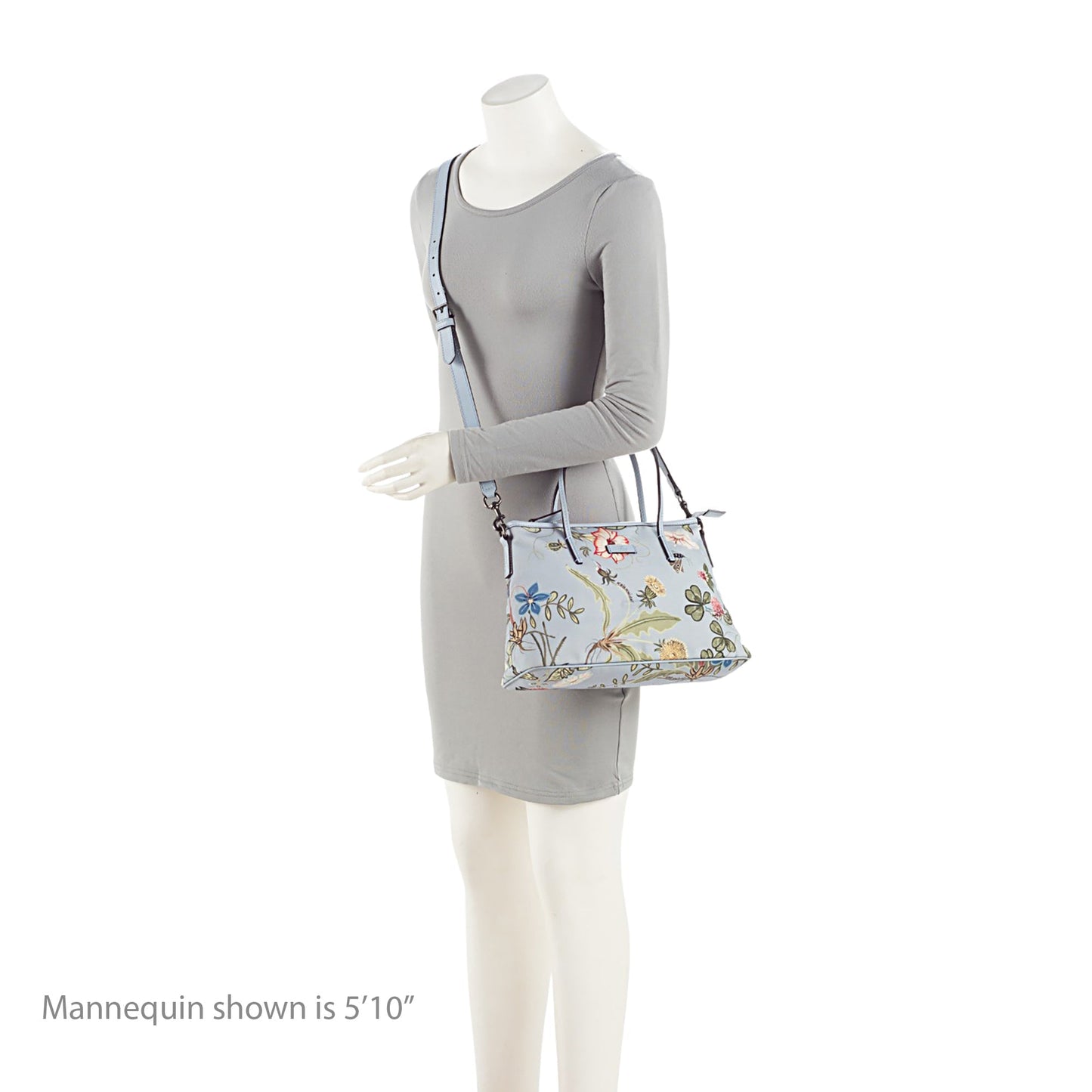 Gucci Flora Canvas Zip Medium Tote