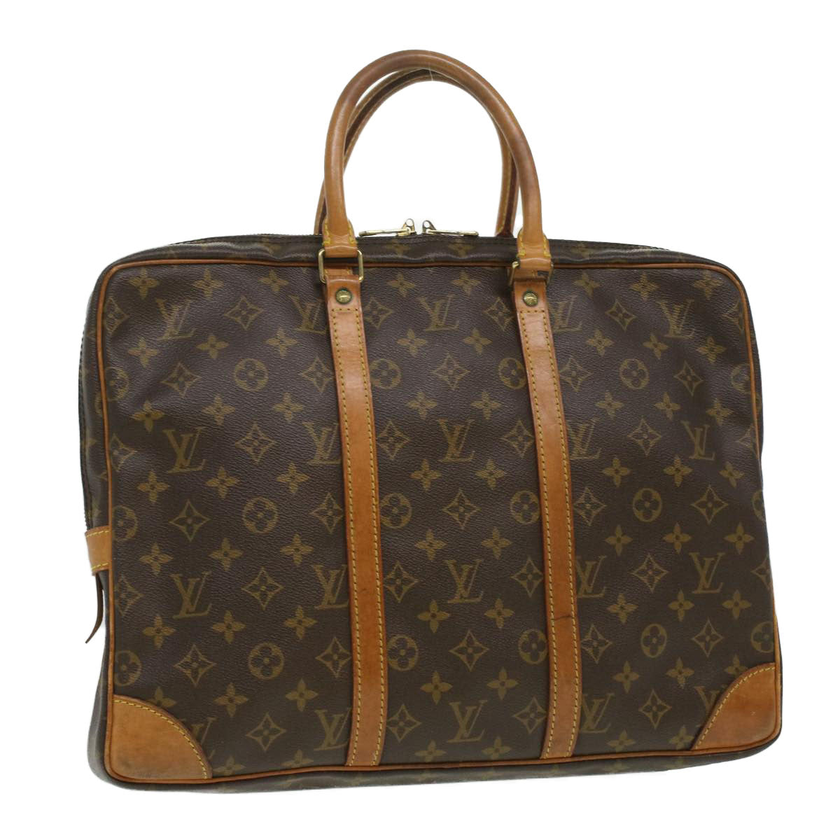 LOUIS VUITTON Monogram Porte Documents Voyage Business Bag M53361 LV 33828