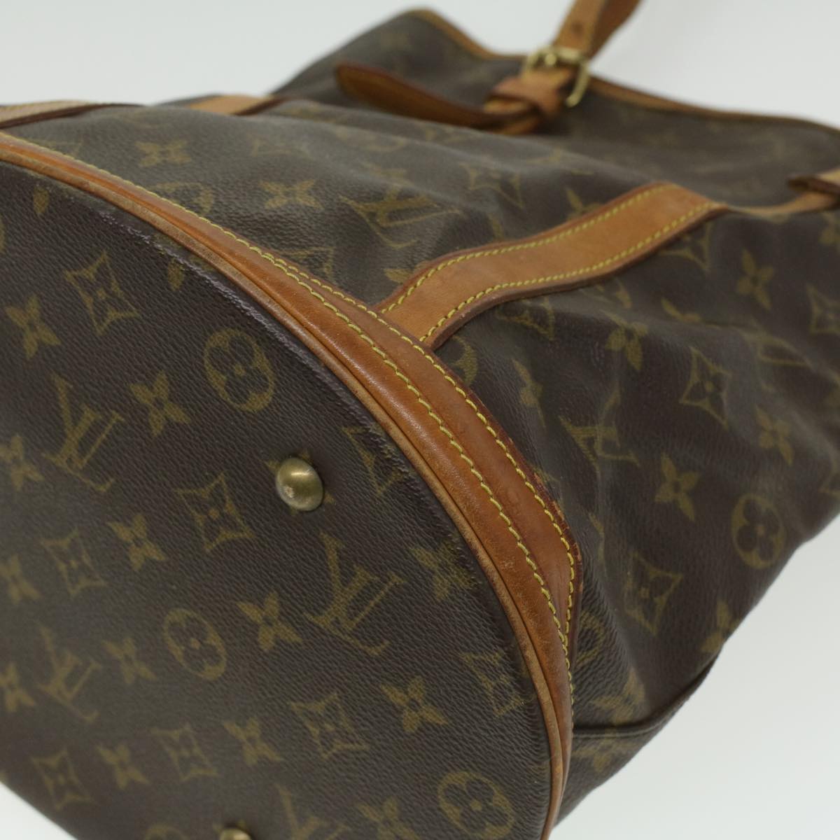 LOUIS VUITTON Monogram Bucket GM Shoulder Bag M42236 LV 33830