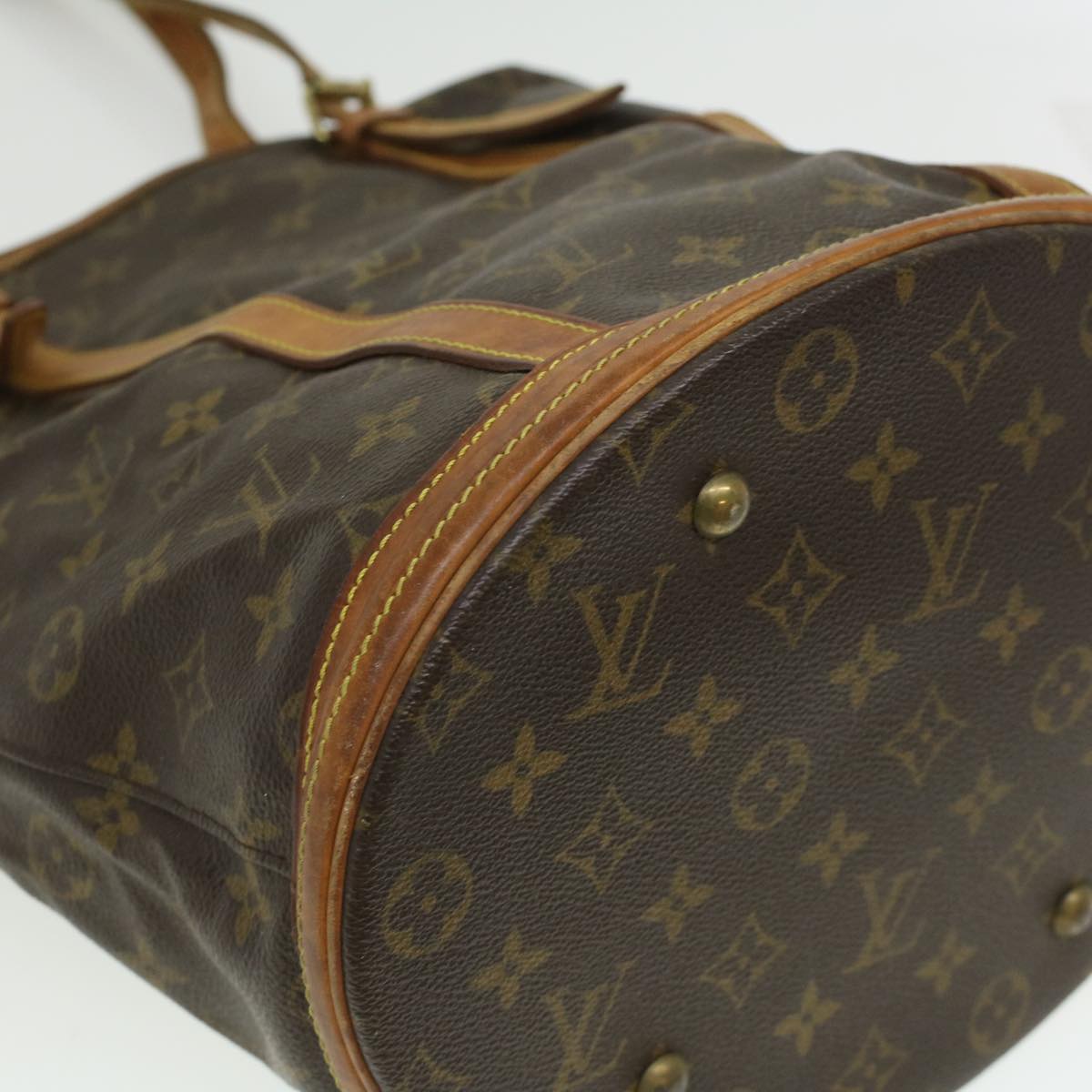 LOUIS VUITTON Monogram Bucket GM Shoulder Bag M42236 LV 33830