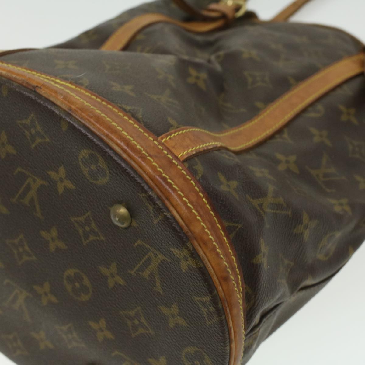 LOUIS VUITTON Monogram Bucket GM Shoulder Bag M42236 LV 33830