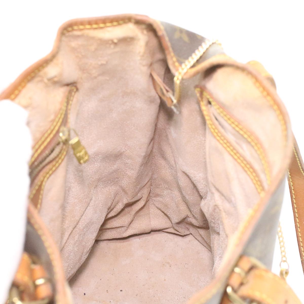 LOUIS VUITTON Monogram Bucket GM Shoulder Bag M42236 LV 33830