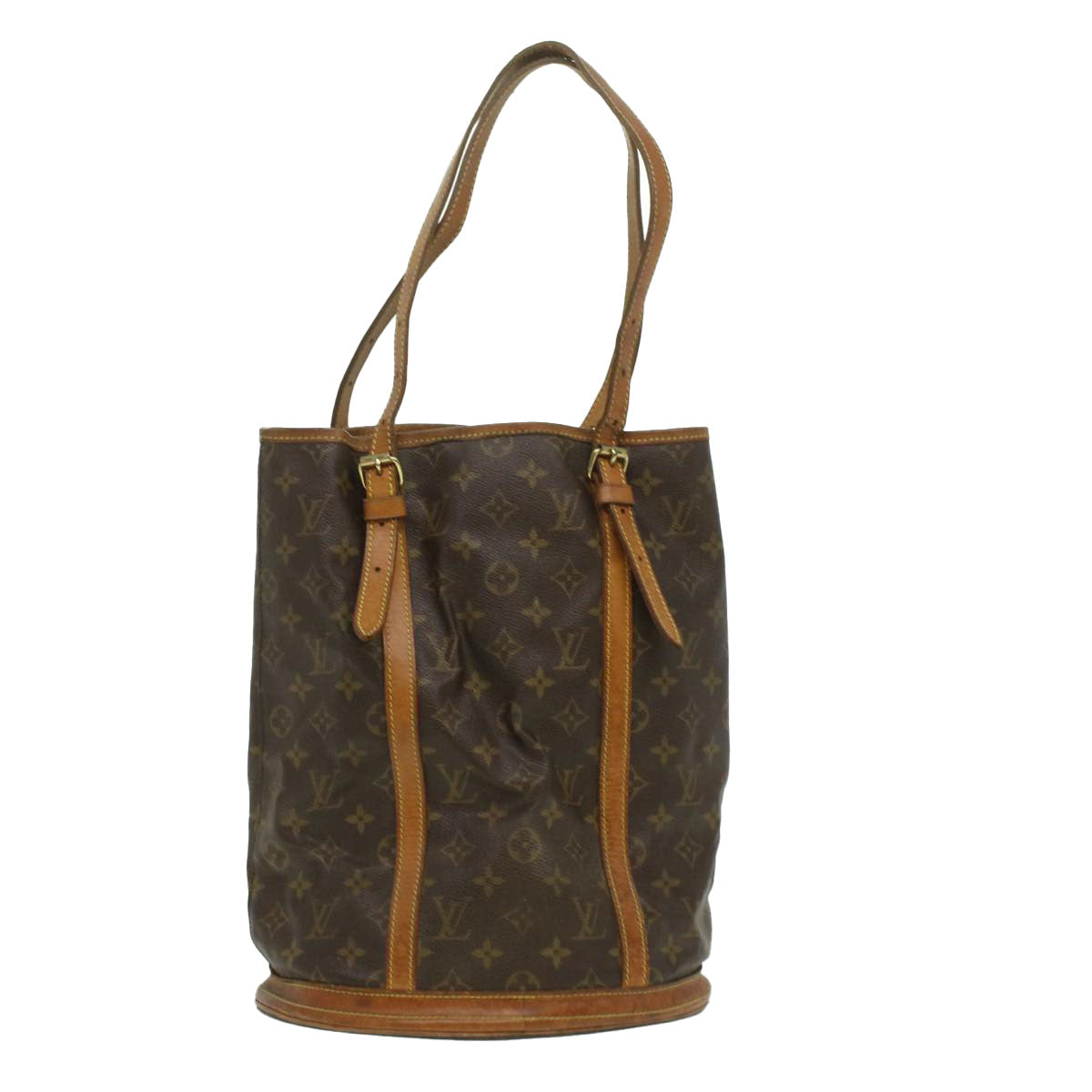 LOUIS VUITTON Monogram Bucket GM Shoulder Bag M42236 LV 33830