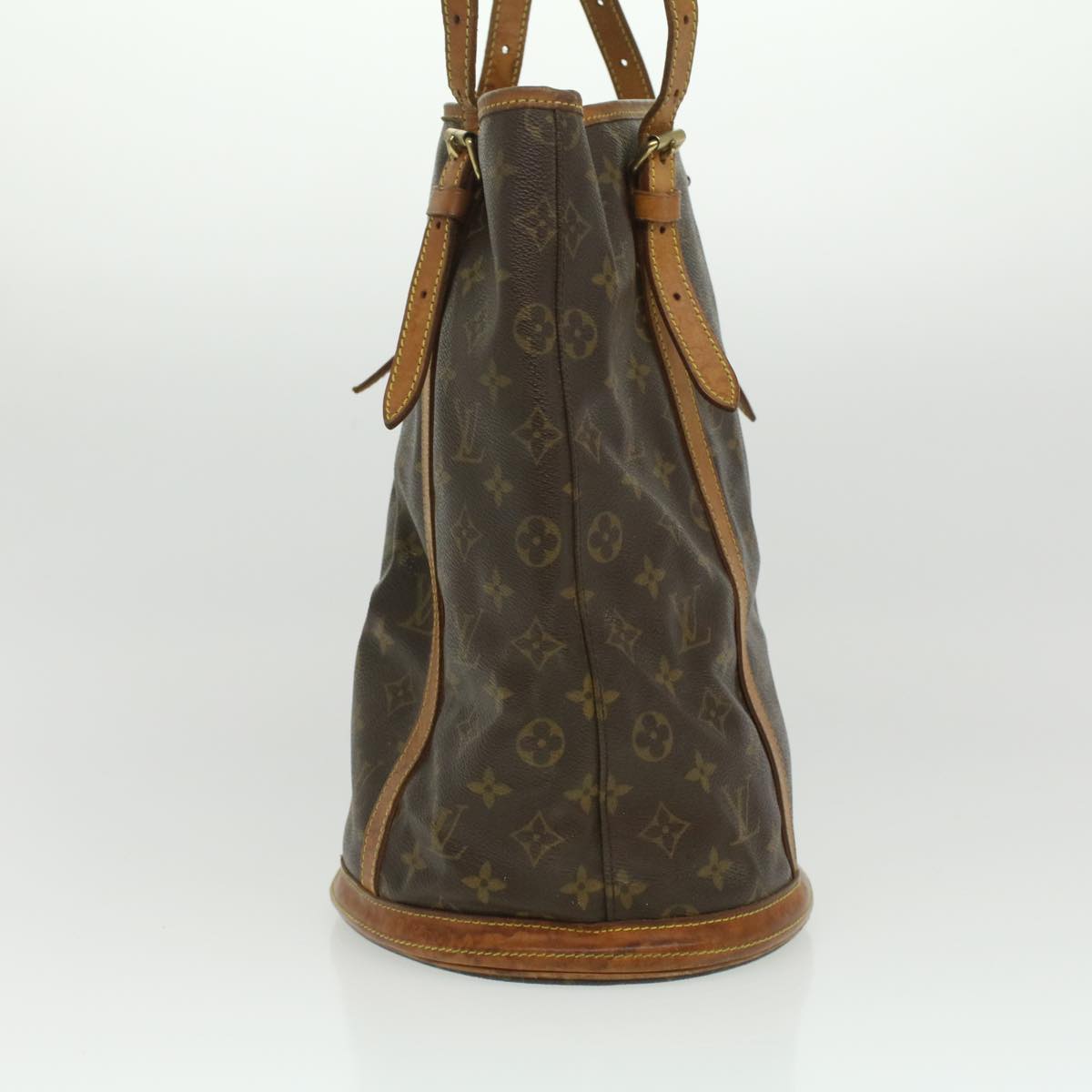 LOUIS VUITTON Monogram Bucket GM Shoulder Bag M42236 LV 33830