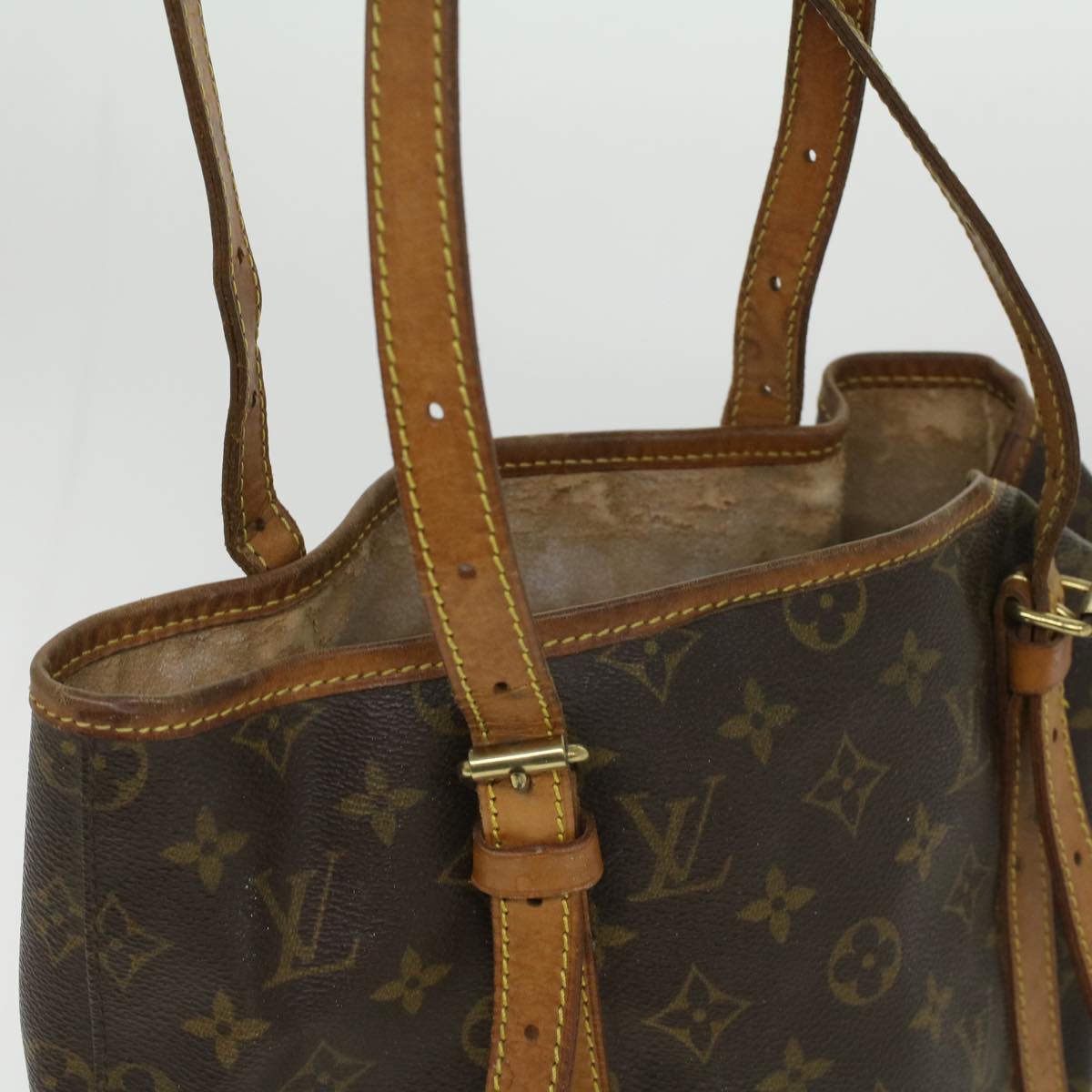 LOUIS VUITTON Monogram Bucket GM Shoulder Bag M42236 LV 33830