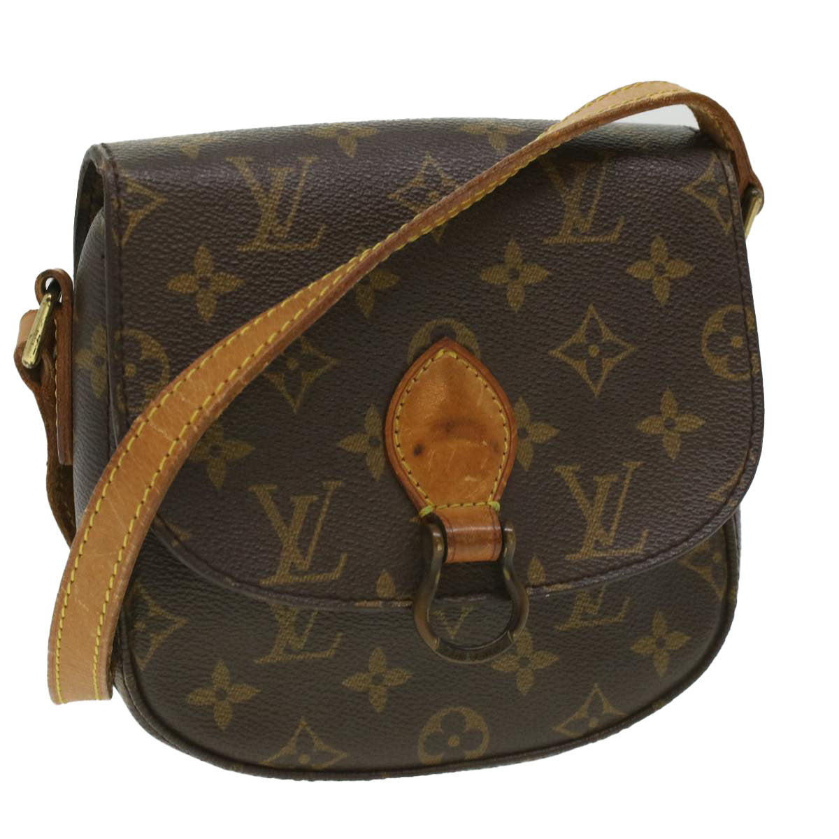 LOUIS VUITTON Monogram Saint Cloud PM Shoulder Bag M51244 LV 33841