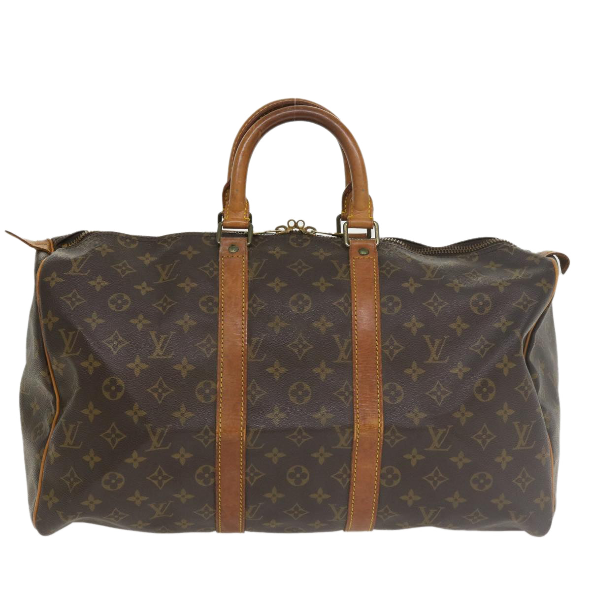 LOUIS VUITTON Monogram Keepall 50 Boston Bag M41426 LV 33844