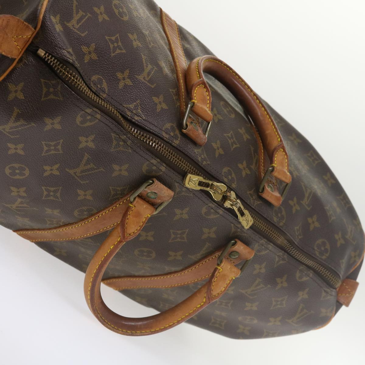 LOUIS VUITTON Monogram Keepall 50 Boston Bag M41426 LV 33844