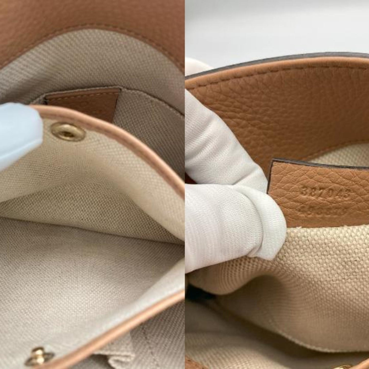 Luxury Gucci Trending 2025 Soho  Leather Shopper Bag ()