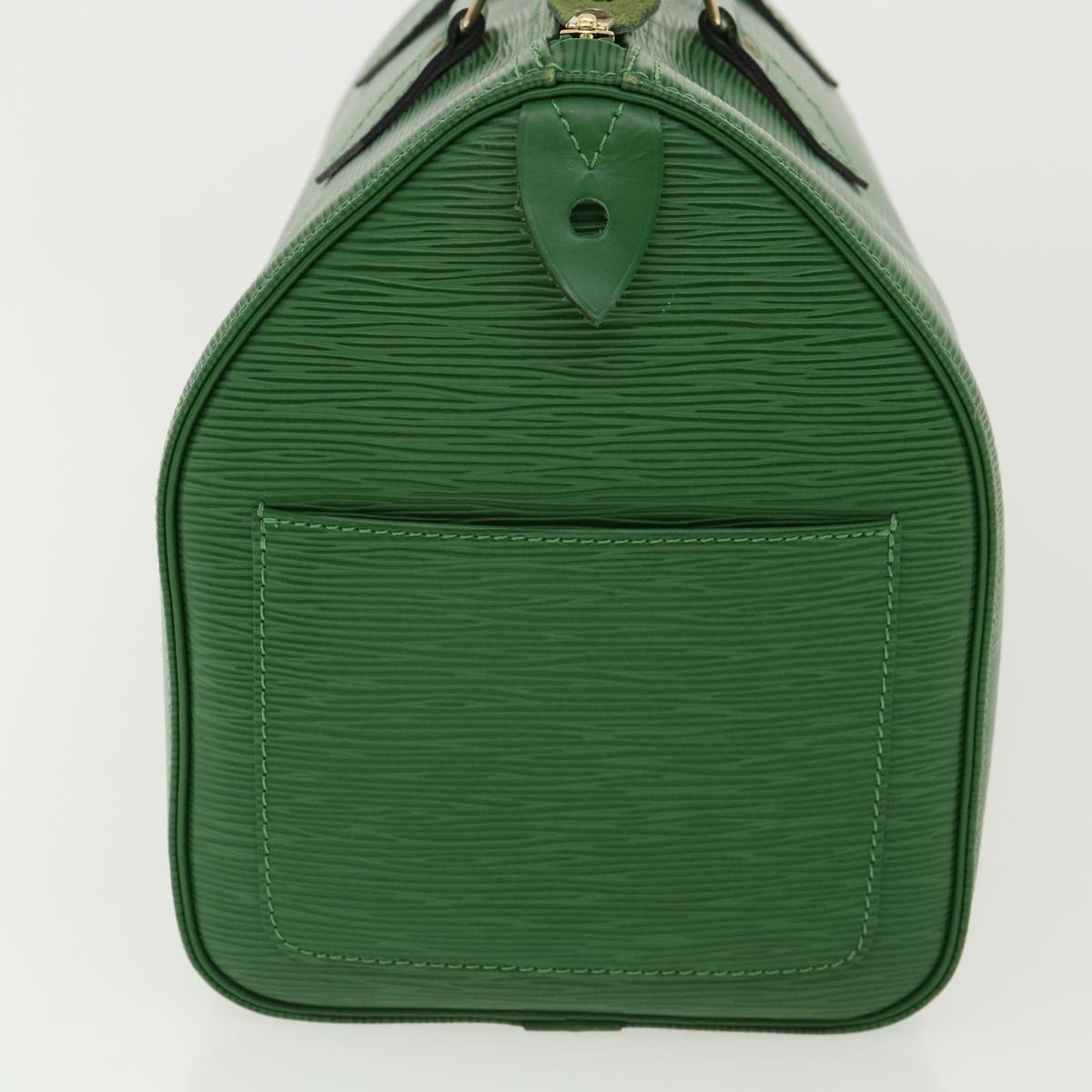 LOUIS VUITTON Epi Speedy 30 Hand Bag Green M43004 LV 33919