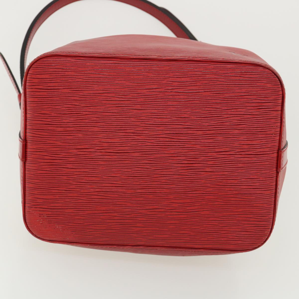 LOUIS VUITTON Epi Petit Noe Shoulder Bag Red M44107 LV 33920