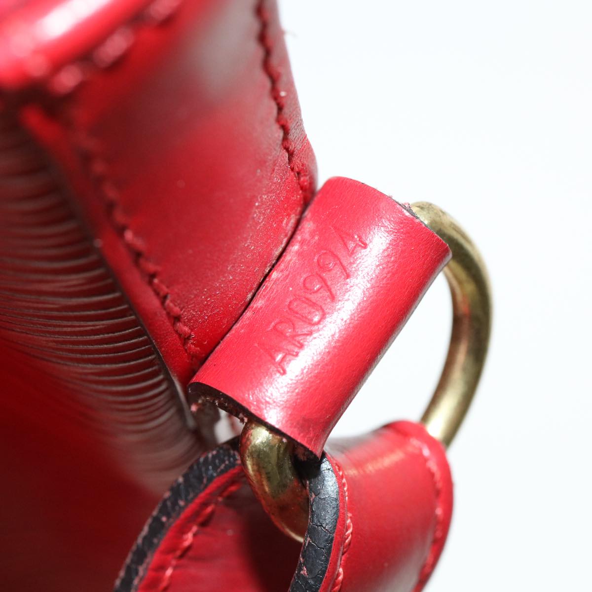 LOUIS VUITTON Epi Petit Noe Shoulder Bag Red M44107 LV 33920