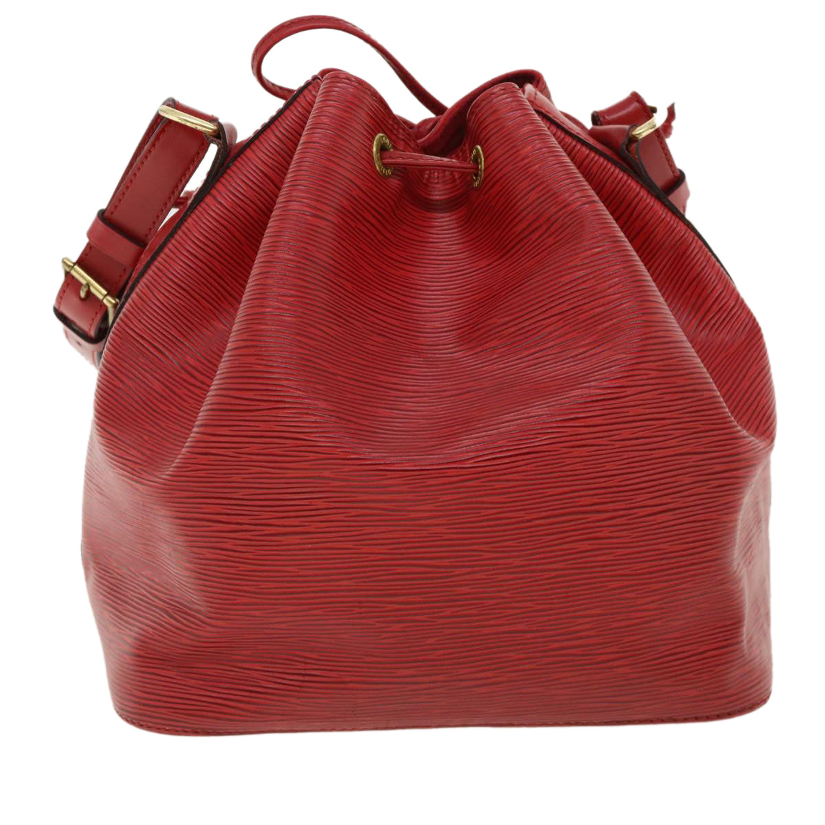 LOUIS VUITTON Epi Petit Noe Shoulder Bag Red M44107 LV 33920