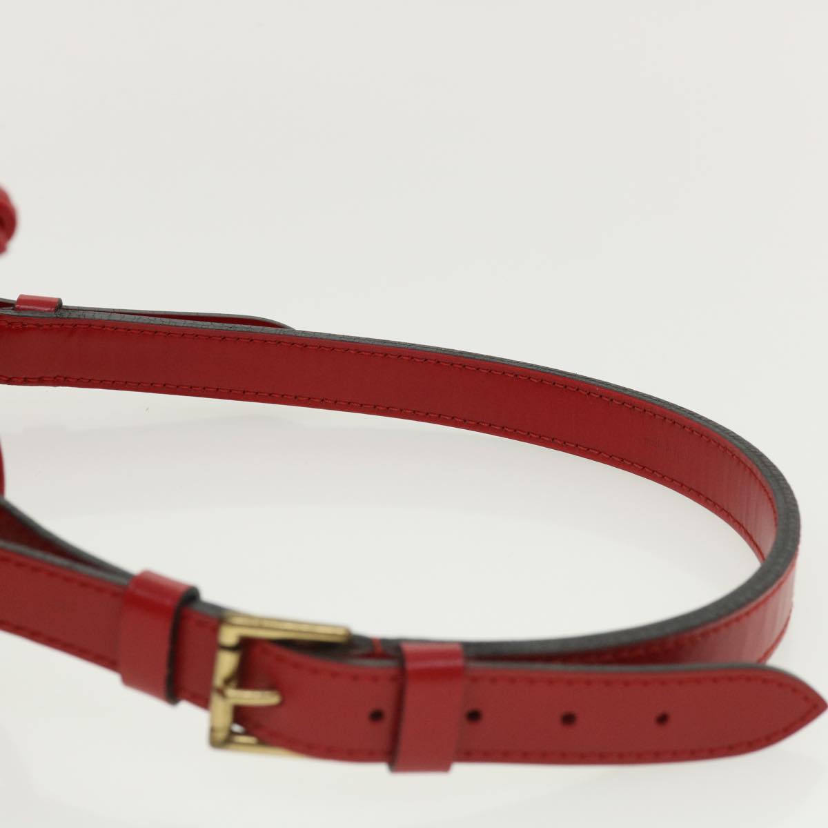 LOUIS VUITTON Epi Petit Noe Shoulder Bag Red M44107 LV 33920