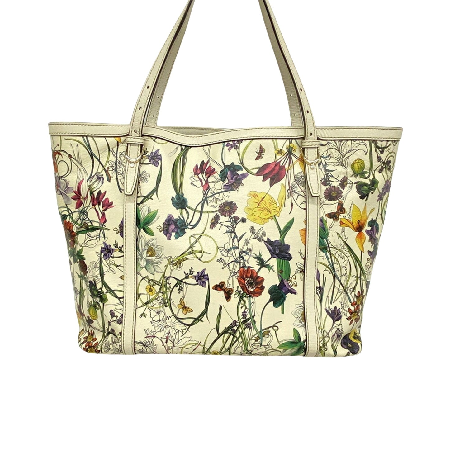 Gucci Floral  Canvas Tote Bag ()