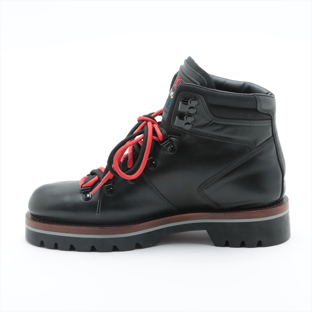 Louis Vuitton 19 Years Leather Boots 5 1/2 Men Black Alpinist Line BM0159