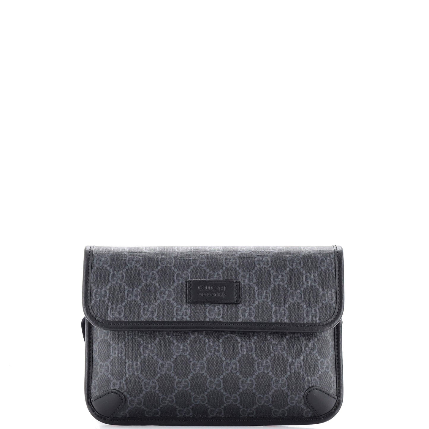 Luxury Gucci Trending 2025 Web Flap Belt Bag GG Coated Canvas