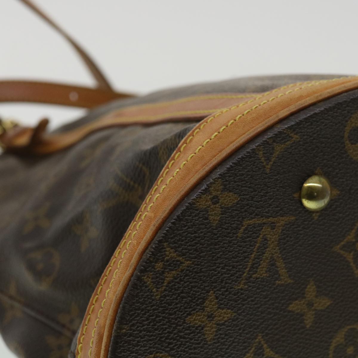 LOUIS VUITTON Monogram Bucket GM Shoulder Bag M42236 LV 34093