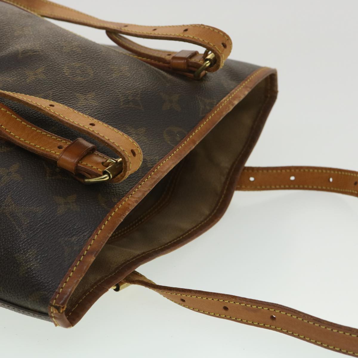 LOUIS VUITTON Monogram Bucket GM Shoulder Bag M42236 LV 34093