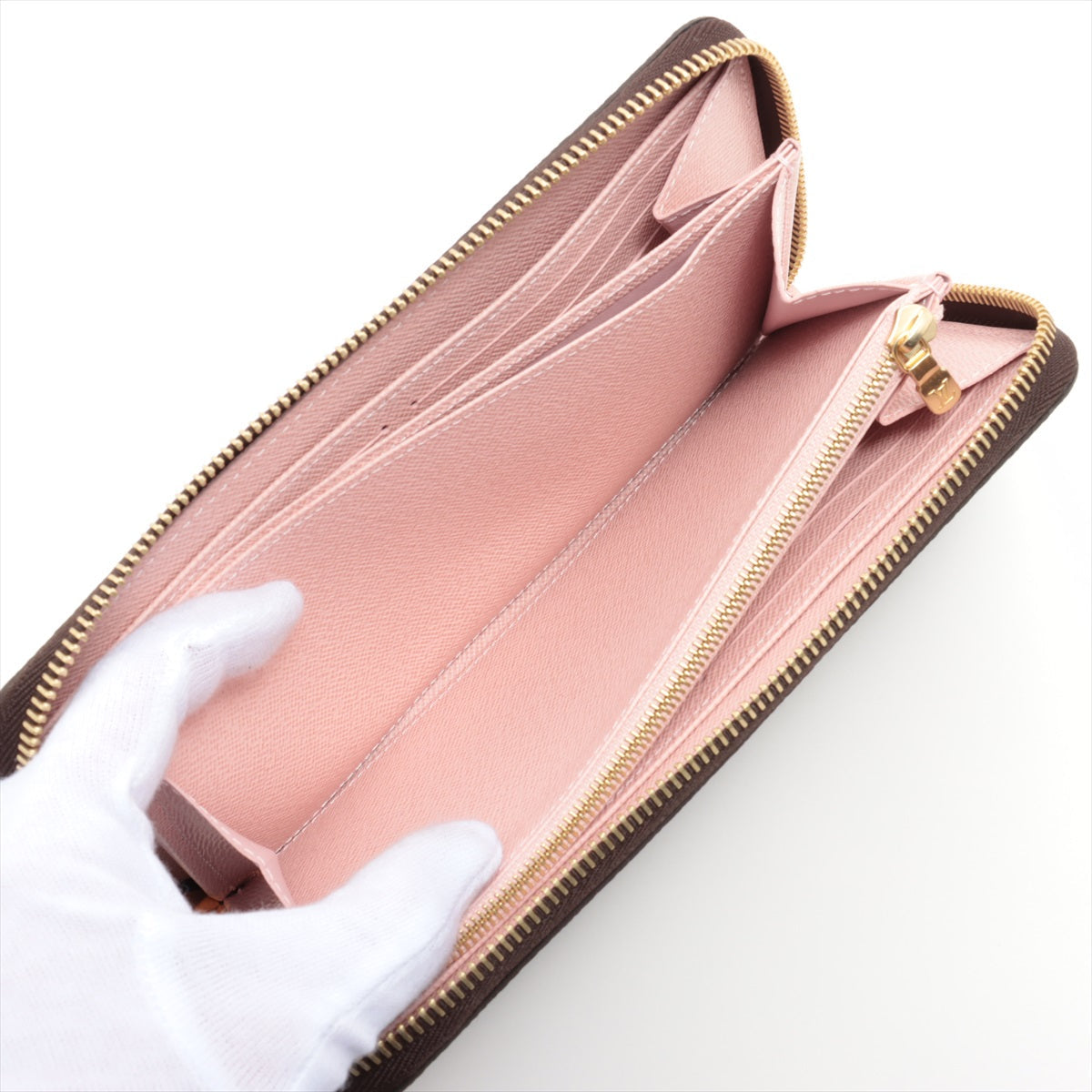 Louis Vuitton Monogram  Wallet M41894 Rose Valerie Round Zip Wallet