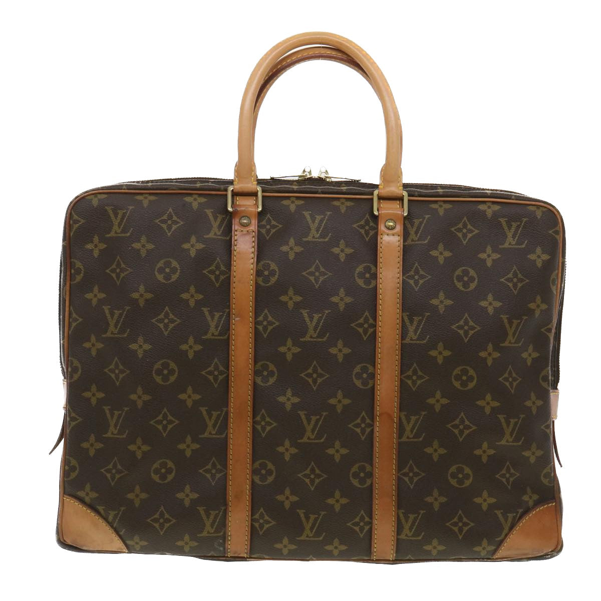 LOUIS VUITTON Monogram Porte Documents Voyage Business Bag M53361 LV 34114