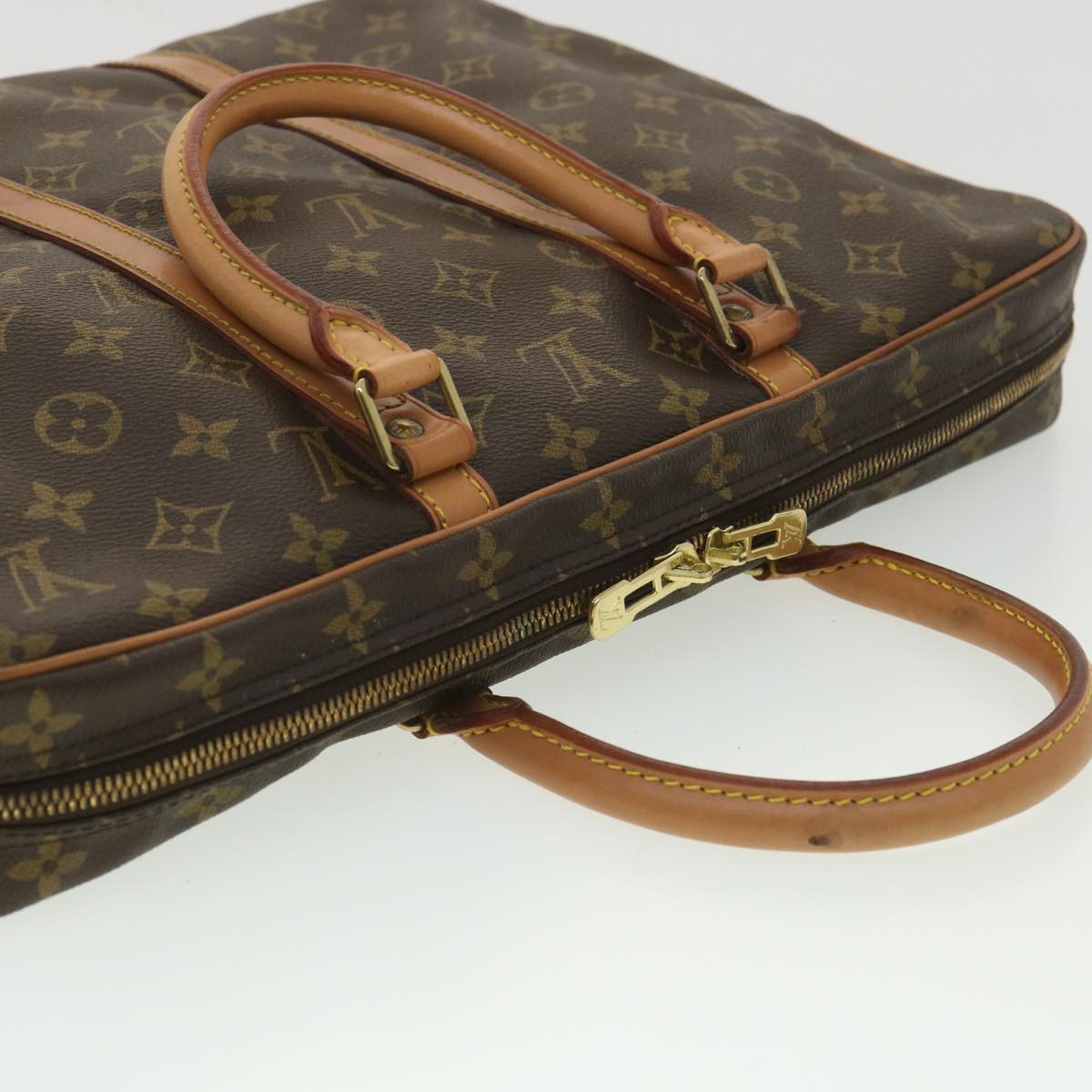 LOUIS VUITTON Monogram Porte Documents Voyage Business Bag M53361 LV 34114